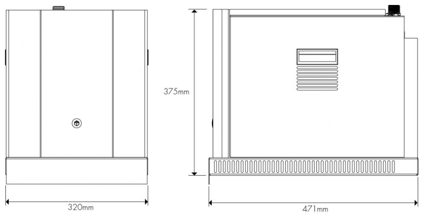 TAP T3 rozměr výdejníku